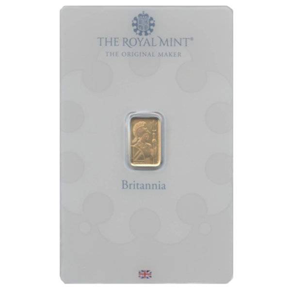 1 g Goldbarren The Royal Mint - Britannia Bild von 1 g Goldbarren The Royal Mint - Britannia