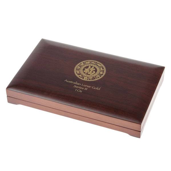 Münzbox für 12 x 1 Oz Goldmünzen Lunar Serie III Bild von Münzbox für 12 x 1 Oz Goldmünzen Lunar Serie III