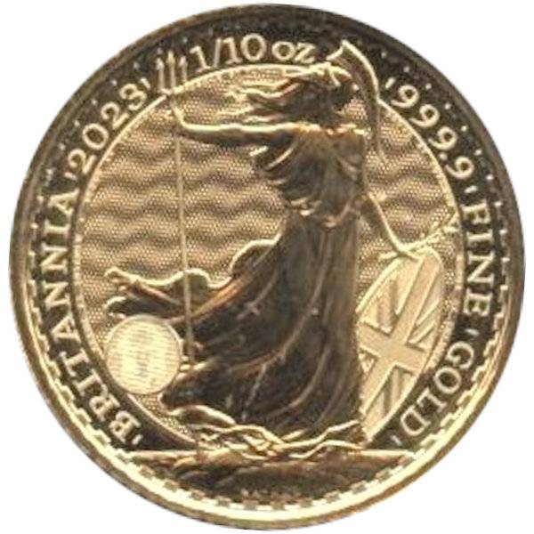 Bild von 1/10 oz Britannia Gold - 2023 - King Charles