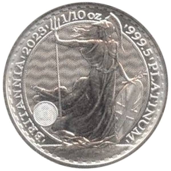 1/10 oz Britannia Platin - 2023 - King Charles Bild von 1/10 oz Britannia Platin - 2023 - King Charles