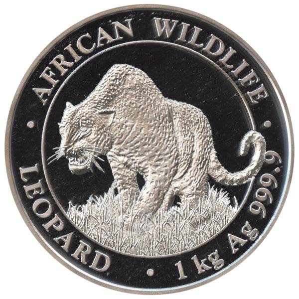 Bild von 1 Kilo Somalia Leopard Silber - 2023