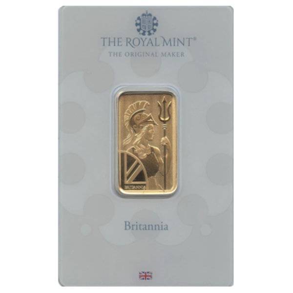 Bild von 10 g Goldbarren The Royal Mint - Britannia