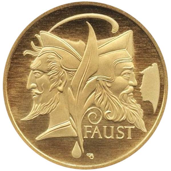 Bild von 100 Euro - 2023 Faust Goethe - F - in der Schatulle mit Zertifikat