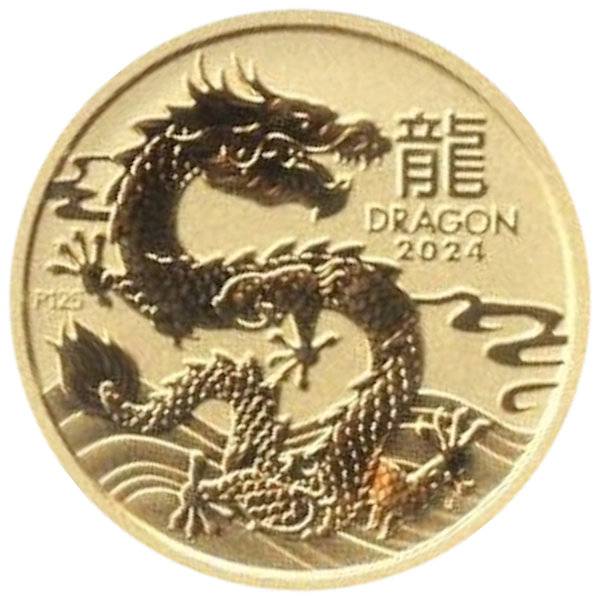 1/10 oz Lunar III - Drache 2024 Bild von 1/10 oz Lunar III - Drache 2024