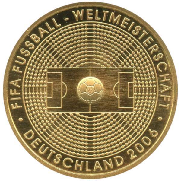 Bild von 100 Euro - 2005 Fußball - D - in der Schatulle mit Zertifikat