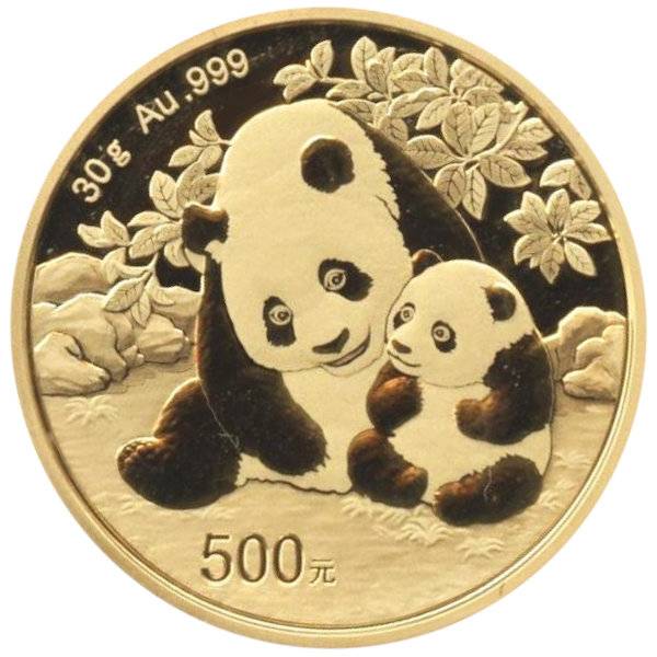 30 g China Panda - 2024 - in Originalfolie Bild von 30 g China Panda - 2024 - in Originalfolie