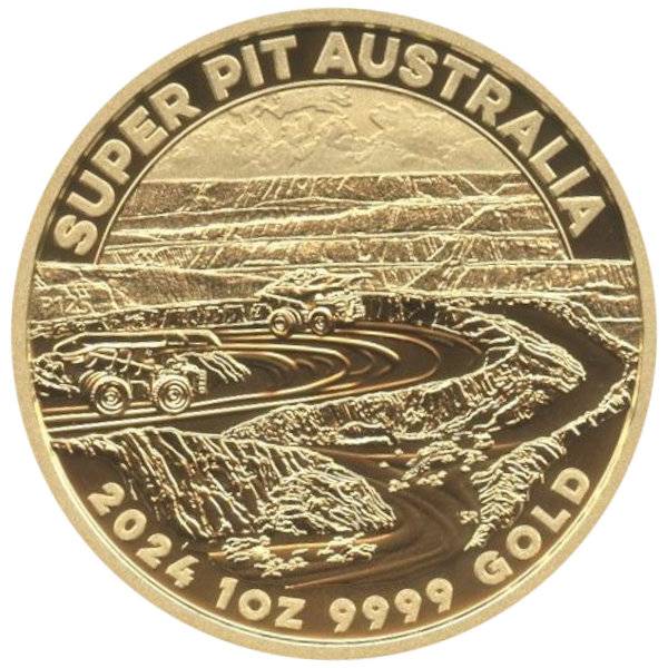 1 oz Gold Super Pit Australia - 2024 Bild von 1 oz Gold Super Pit Australia - 2024