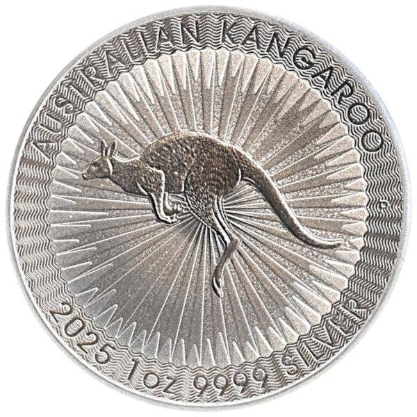1 oz Kangaroo Perth Mint Silber - 2025 - 19% MwST Bild von 1 oz Kangaroo Perth Mint Silber - 2025 - 19% MwST
