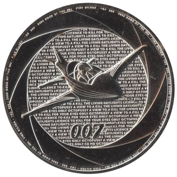 1 OZ Silber Six Decades of 007 - Bond of the 80s - 2025 Bild von 1 OZ Silber Six Decades of 007 - Bond of the 80s - 2025
