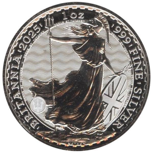 Bild von 1 oz Silber Britannia - 2025 - 19 % MwST