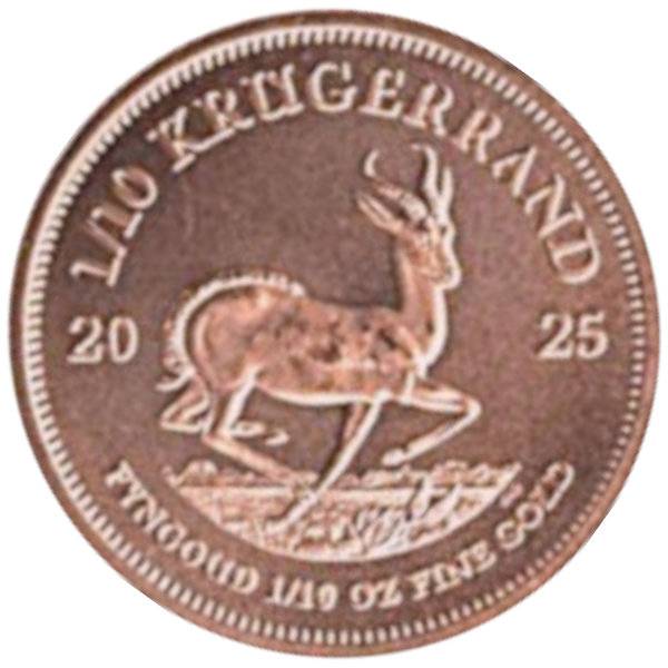 1/10 oz Krügerrand Gold - 2025 Bild von 1/10 oz Krügerrand Gold - 2025