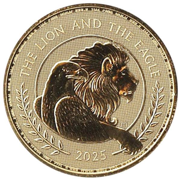 1 oz Goldmünze British Lion and American Eagle 2025 The Royal Mint Bild von 1 oz Goldmünze British Lion and American Eagle 2025 The Royal Mint