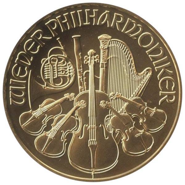 1/2 oz Philharmoniker - 2025 Bild von 1/2 oz Philharmoniker - 2025