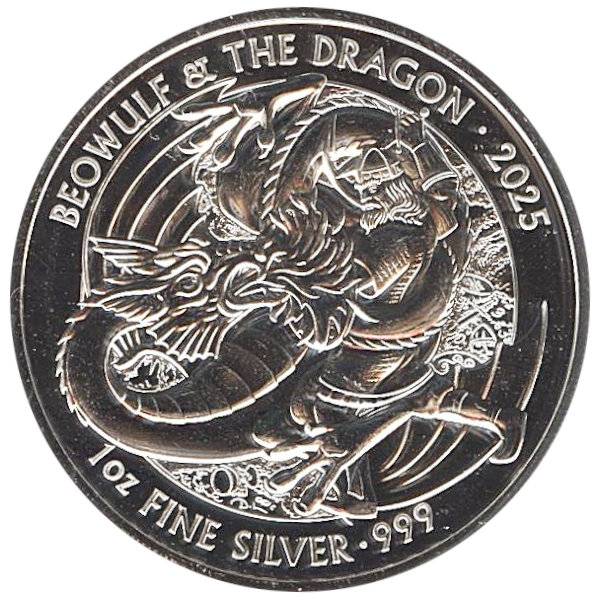 1 oz Silber Myths and Legends - Beowulf and Dragon 2025 -19% MwSt. Bild von 1 oz Silber Myths and Legends - Beowulf and Dragon 2025 -19% MwSt.