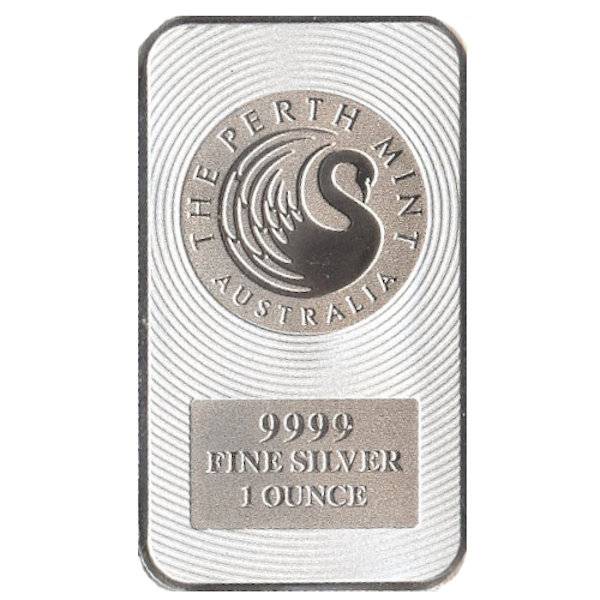 Bild von 1 oz Silberbarren - Perth Mint