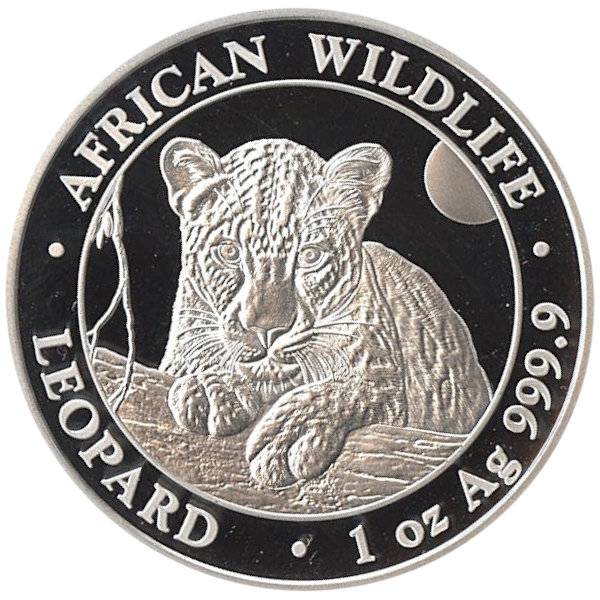1 oz Somalia African Wildlife Leopard Silber 2025 - 19%MwSt. Bild von 1 oz Somalia African Wildlife Leopard Silber 2025 - 19%MwSt.
