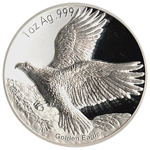 Bild von 1 oz Silber Samoa - Golden Eagle - 2025 - 19% MwSt.