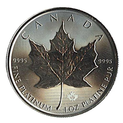 Bild von 1 oz Maple Leaf Platin - 2024 - 19 % MwSt.