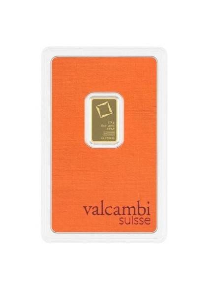 Bild von 2,5 g Goldbarren - Valcambi