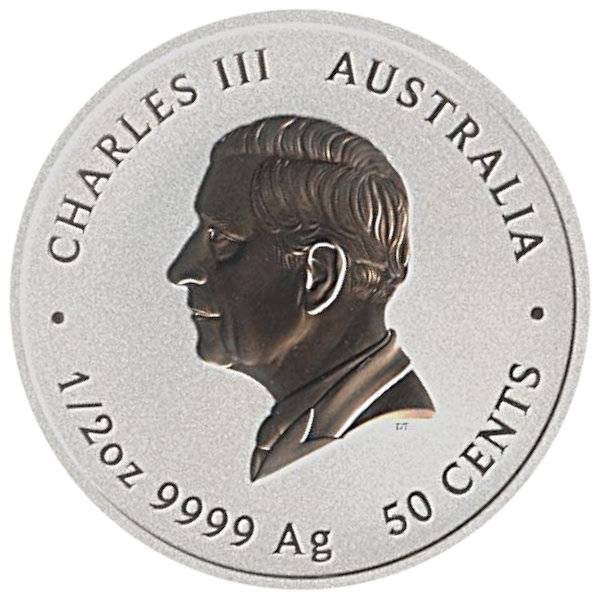 Bild von 1/2 oz Lunar III Silber - Pferd 2026 - 19% MwSt.