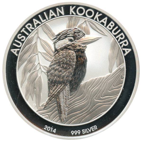 Bild von 1 Kilo Silber Kookaburra - 2014