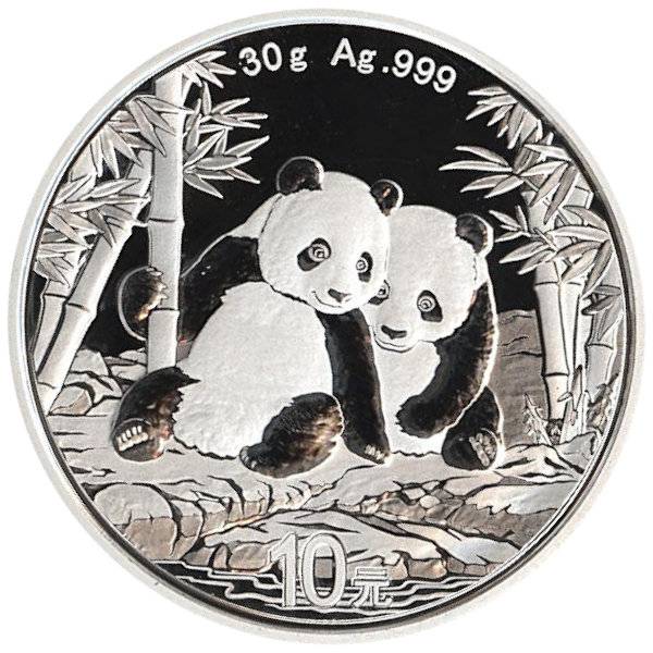 Bild von 30 g Panda Silber - 2026 - 19% MwSt.