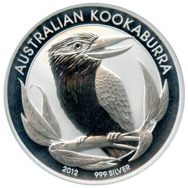 Bild von 1 Kilo Silber Kookaburra - 2012