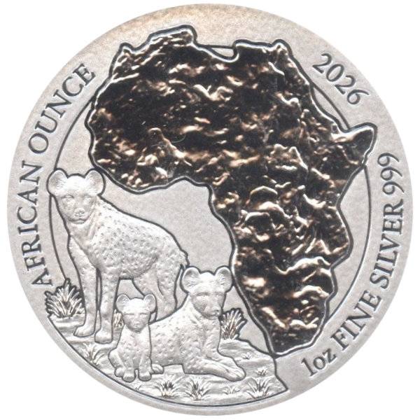 Bild von 1 oz Ruanda Lunar Hyäne 2026 - 19% MwSt.