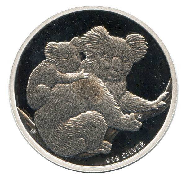 Bild von 10 oz Silber Koala - 2008 - D