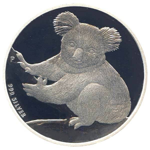 Bild von 10 oz Silber Koala - 2009