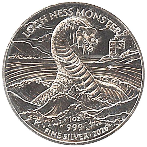 Bild von 1 oz Silber Legendary Creatures - Loch Ness Monster 2026 - 19% MwSt.
