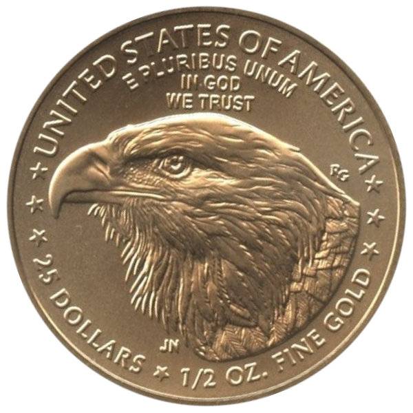 Bild von 1/2 oz American Eagle Gold 2026