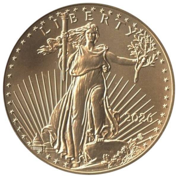 Bild von 1/10 oz American Eagle Gold 2026