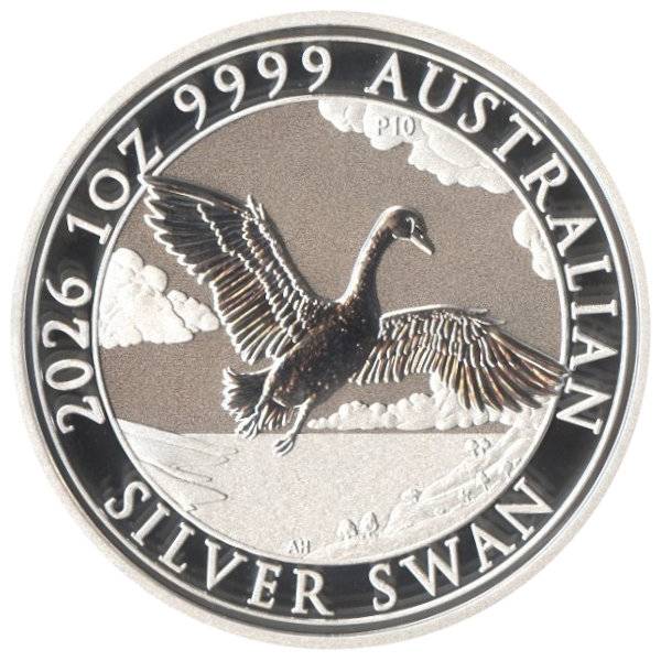 Bild von 1 oz Silber Australien Schwan 2026 -19% MwSt.