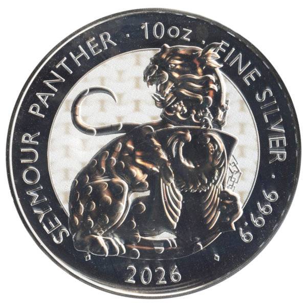Bild von 10 oz Silber Tudor Beasts - Seymour Panther - 2026 - 19% MwSt.