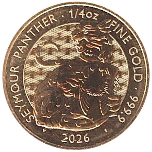 Bild von 1/4 oz Gold Tudor Beasts Seymour Panther 2026