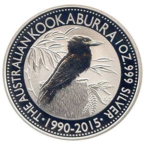 Bild von 1 oz Silber Kookaburra - 2015
