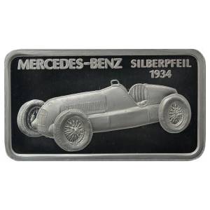 Bild von 1 oz MünzManufaktur Motivbarren Mercedes Silberpfeil