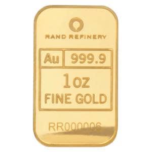 Bild von 1 oz Goldbarren - Rand Refinery