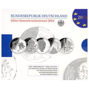 Bild von 10 Euro Sonderkursmünzensatz-Set 2014 - PP