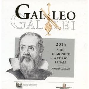 Bild von Kursmünzensatz Italien 2014 Galileo Galilei 5,88 € BU