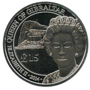 Bild von 1 oz Silber Gibraltar Silver Royal 2014