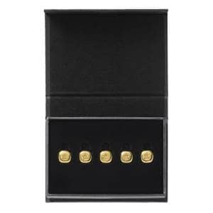 Bild von 5 x 10 g Goldbarrenset gegossen - Heimerle + Meule