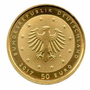 Bild von 50 Euro Goldmünzen