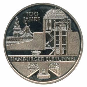 Bild von 10 Euro Hamburger Elbtunnel - 2011 - J - PP