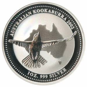 Bild von 1 oz Silber Kookaburra - 2002