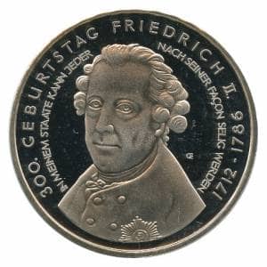 Bild von 10 Euro Friedrich der Große - 2012 - A - PP