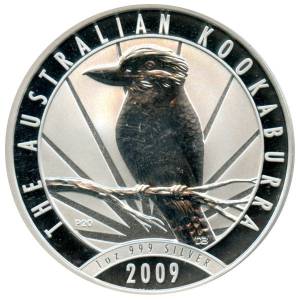Bild von 1 oz Silber Kookaburra - 2009