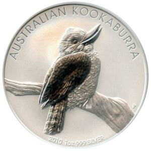 Bild von 1 oz Silber Kookaburra - 2010