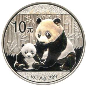 Bild von 1 oz Silber Panda - 2012